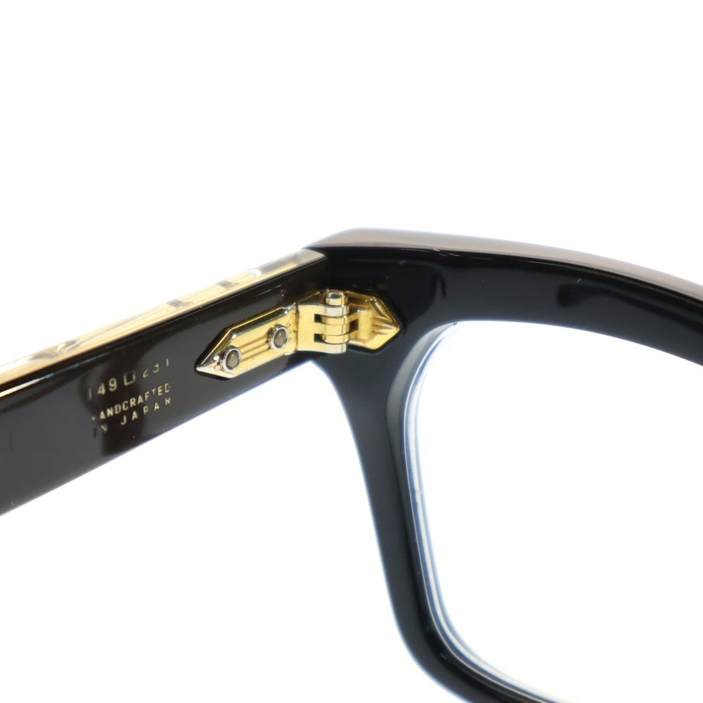 JACQUES MARIE MAGE(ジャック マリー マージュ) PICABIA STALLION ピカビア ウエリントンサングラス アイウェア ブラック/ゴールド JMMPA13F