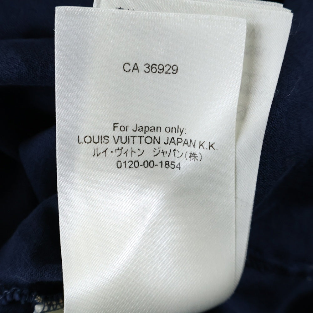 LOUIS VUITTON(ルイヴィトン) 22SS モノグラム グラディエント プリント クルーネック 半袖Tシャツ カットソー ネイビー RM221Q NPG HKY46W