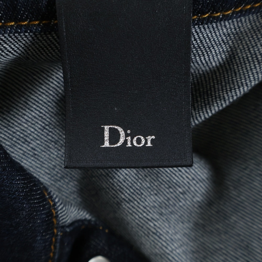 Dior HOMME(ディオールオム) 17AW ストラップチャーム ジップポケット デニム トラッカージャケット インディゴ 733C482T069X