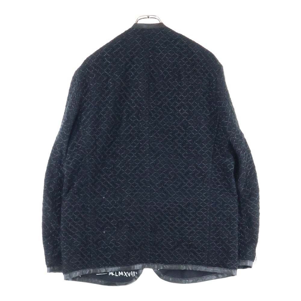 COMME des GARCONS JUNYA WATANABE MAN(コムデギャルソンジュンヤワタナベマン) 23SS ×Jean Michel Basquiat ジャン ミシェル バスキア ラッセルレース フェイクレザー 2B テーラードジャケット WK-J002