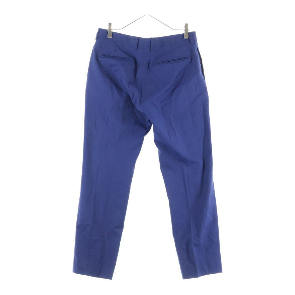 Dior HOMME(ディオールオム) セットアップスーツ ウール ナローラペル 2B テーラードジャケット ノータック スラックスパンツ ネイビー 633C720A3919