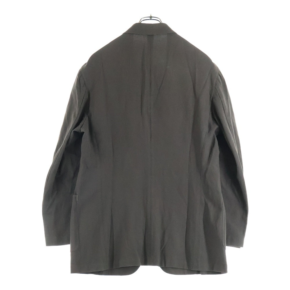 HERMES(エルメス) リネン 3B テーラードジャケット カーキ