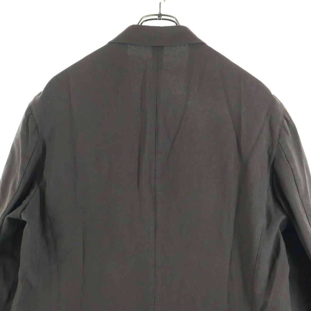 HERMES(エルメス) リネン 3B テーラードジャケット カーキ