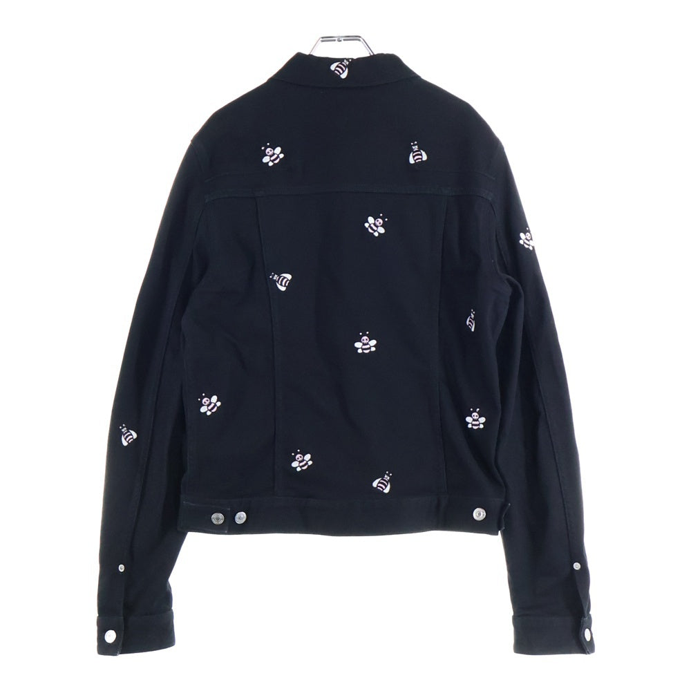 DIOR(ディオール) ×KAWS カウズ BEE 刺繍 デニム トラッカージャケット ホワイト 923C415W9493