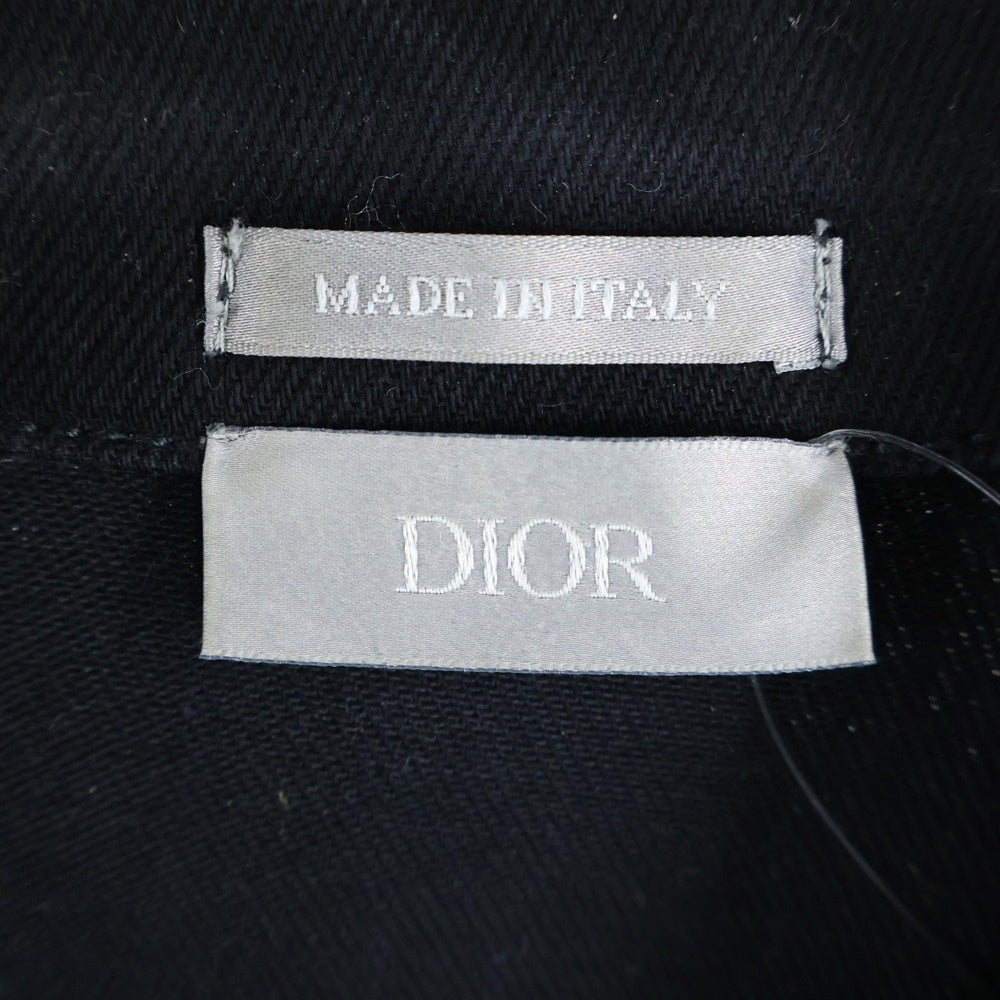 DIOR(ディオール) ×KAWS カウズ BEE 刺繍 デニム トラッカージャケット ホワイト 923C415W9493