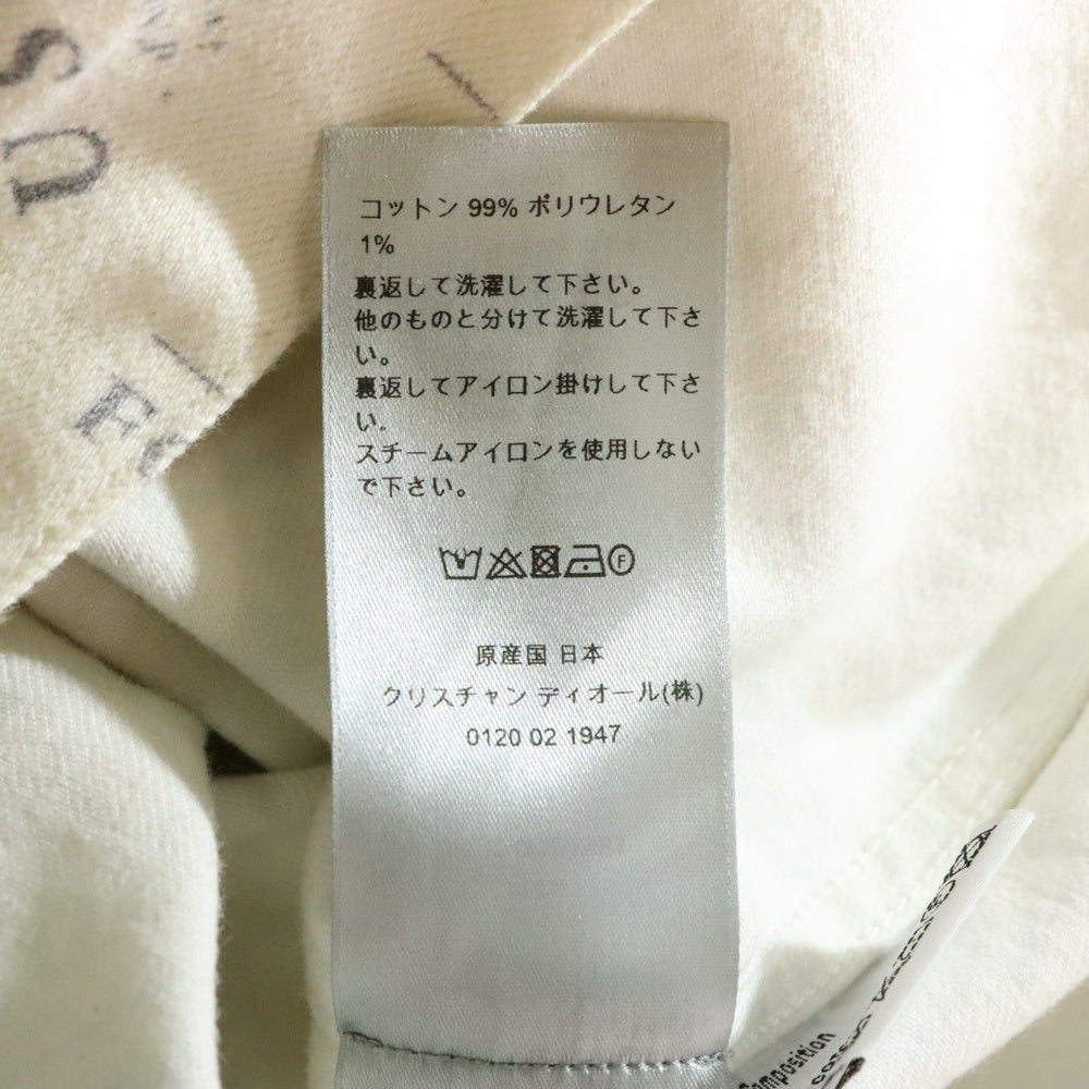 DIOR(ディオール) 20SS ニュースペーパー総柄プリント デニム トラッカージャケット ホワイト 013D483BY983