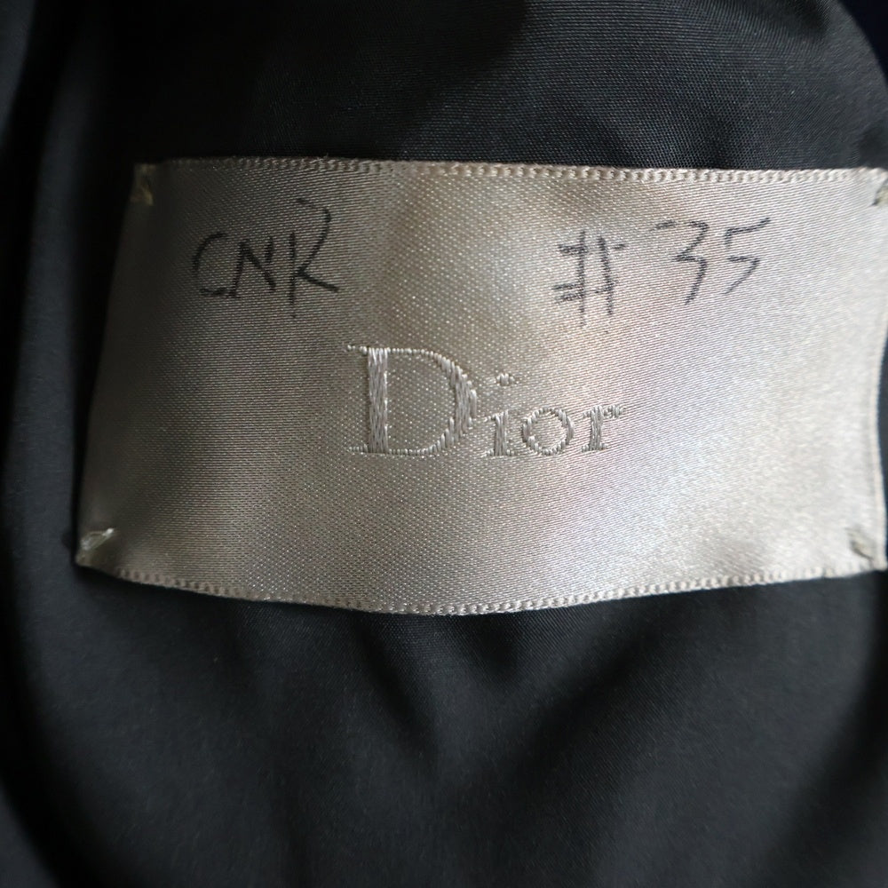 Dior HOMME(ディオールオム) ベルトデザイン フーデッド ジップアップ ダウンジャケット ネイビー 333C441P3000