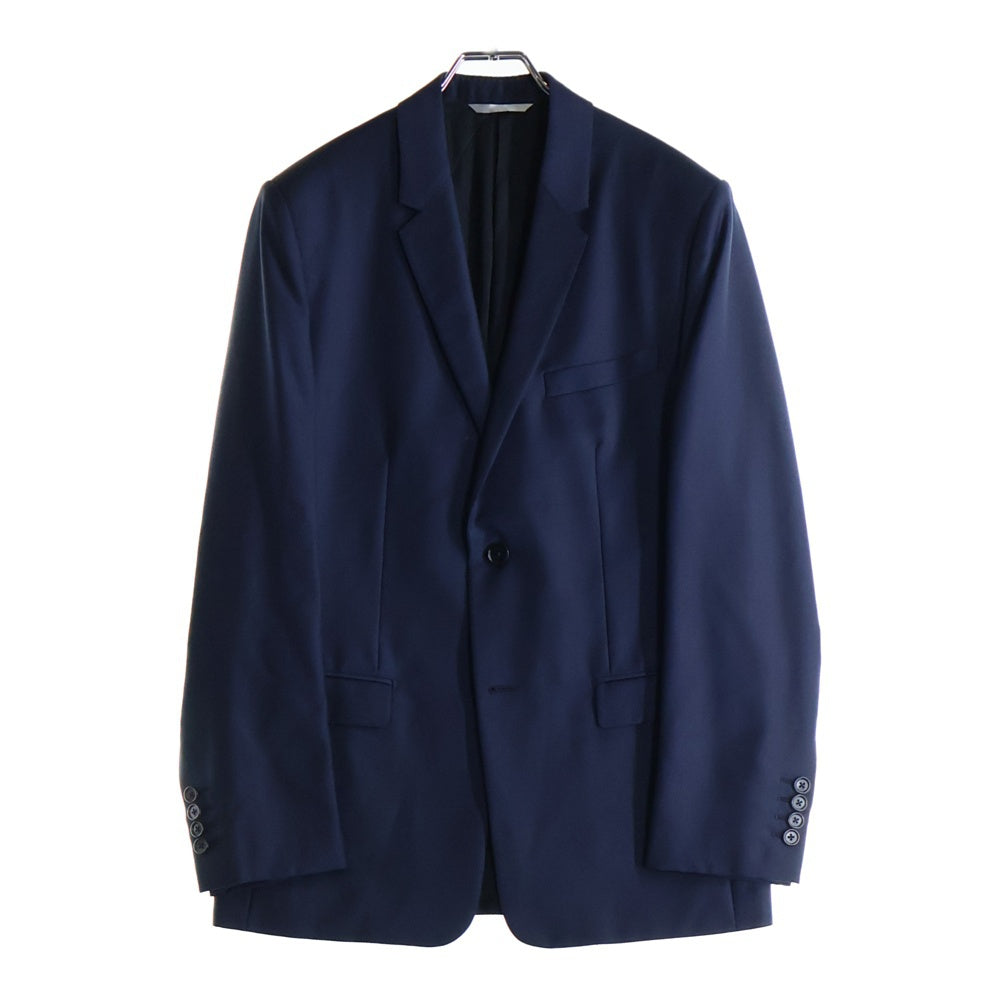 Dior HOMME(ディオールオム) セットアップスーツ ウール 2B ナローラペル テーラードジャケット ノータック スラックスパンツ ネイビー 533C235M3226