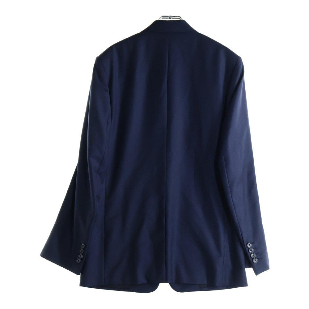 Dior HOMME(ディオールオム) セットアップスーツ ウール 2B ナローラペル テーラードジャケット ノータック スラックスパンツ ネイビー 533C235M3226