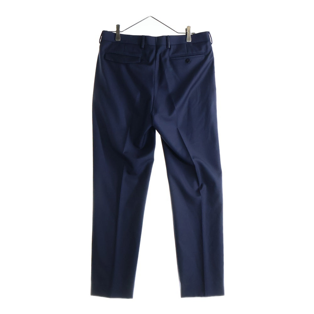 Dior HOMME(ディオールオム) セットアップスーツ ウール 2B ナローラペル テーラードジャケット ノータック スラックスパンツ ネイビー 533C235M3226