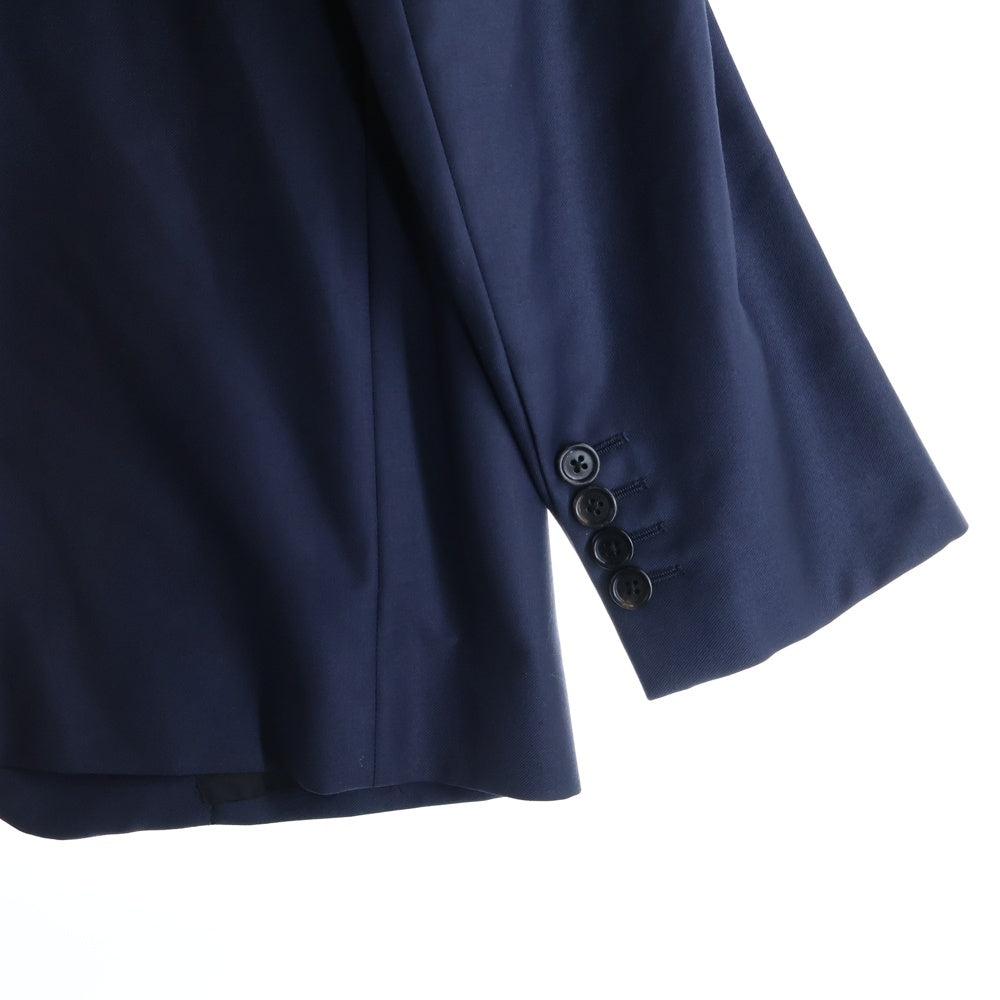 Dior HOMME(ディオールオム) セットアップスーツ ウール 2B ナローラペル テーラードジャケット ノータック スラックスパンツ ネイビー 533C235M3226