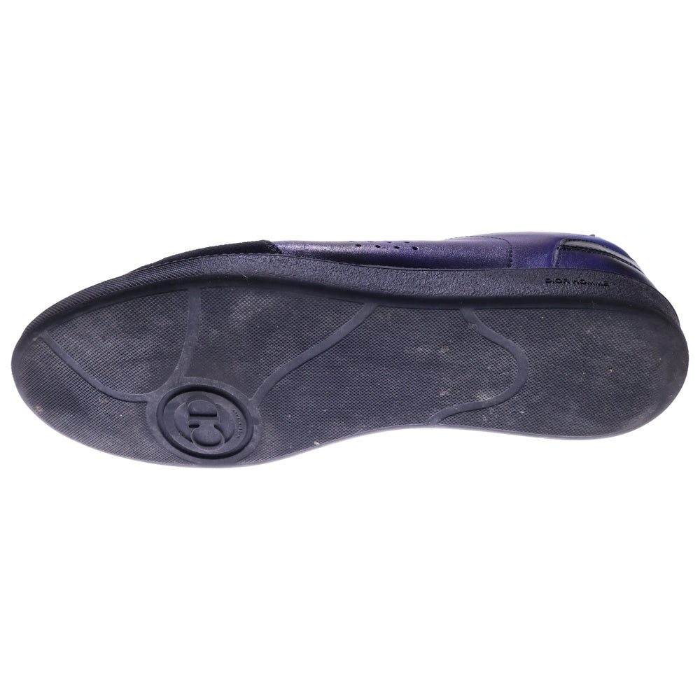 Dior HOMME(ディオールオム) 18SS B01 BEE ロゴプリント レザー レースアップ ローカットシューズ スニーカー ブルー/ブラック