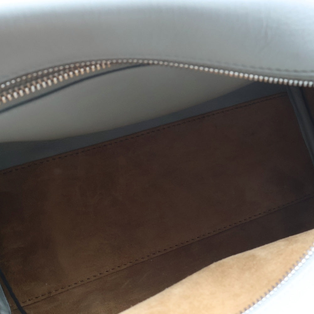 LOEWE(ロエベ) アマソナ19 2WAYハンドバッグ ショルダーバッグ ライトグリーン シルバー金具 レザー