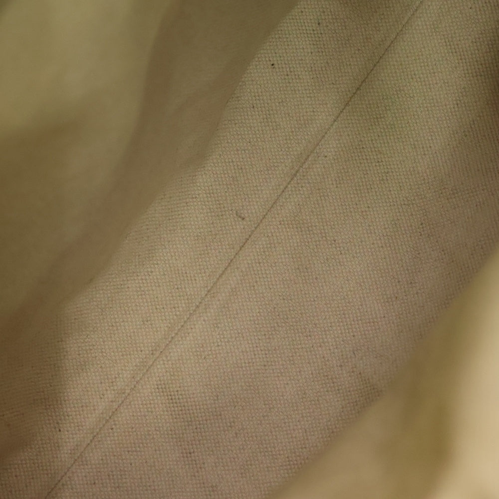 GUCCI(グッチ) GGキャンバス ハンドバッグ ミニトートバッグ ホワイト×ベージュ レザー×キャンバス ゴールド金具 211944