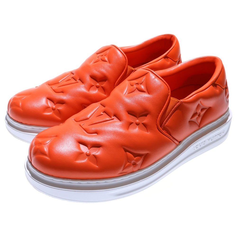 LOUIS VUITTON(ルイヴィトン) ビバリーヒルズライン モノグラム レザー スリッポン オレンジ 靴