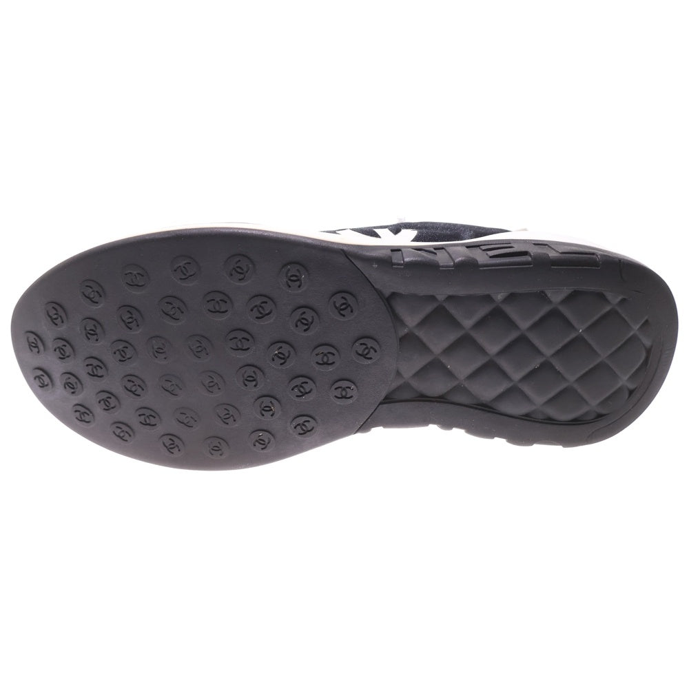 CHANEL(シャネル) ココマーク ナイロン レースアップ ローカットシューズ スニーカー ブラック レディース G34763