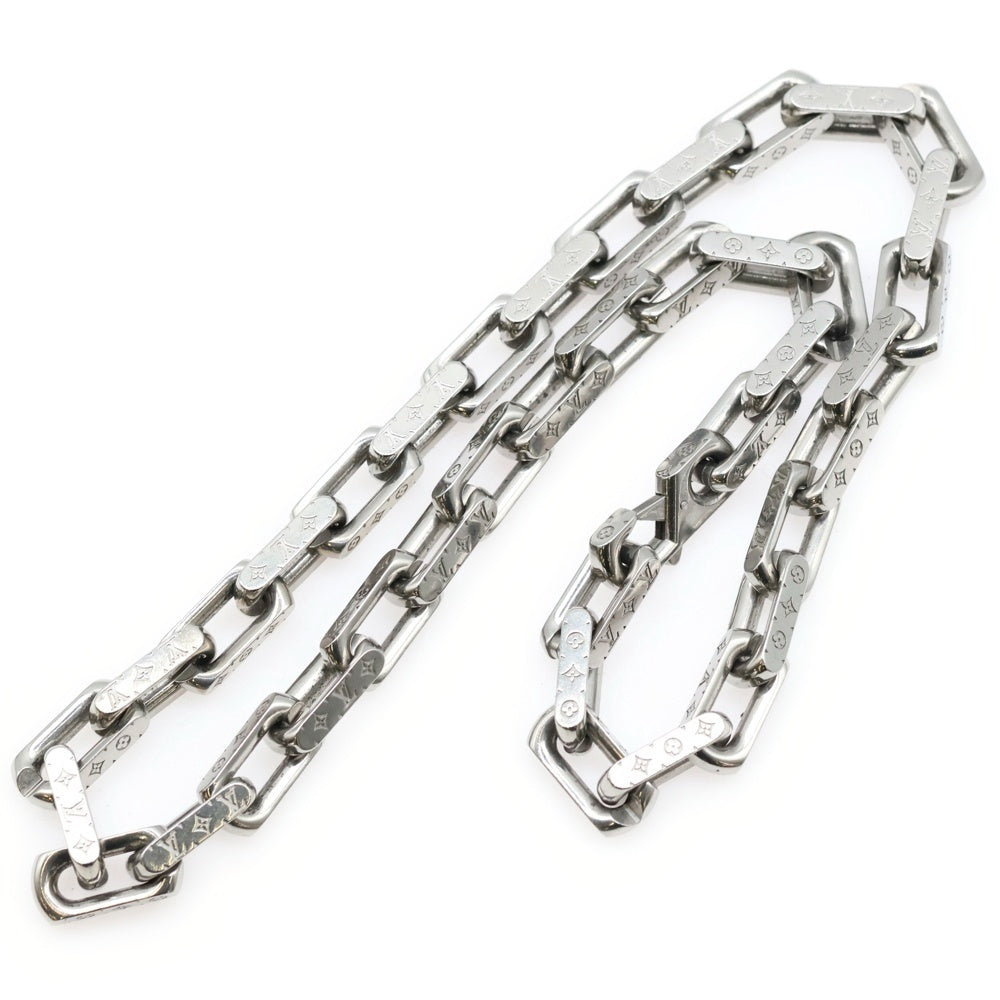 LOUIS VUITTON(ルイヴィトン) コリエ ネックレス チェーン モノグラム ネックレス シルバー M00307