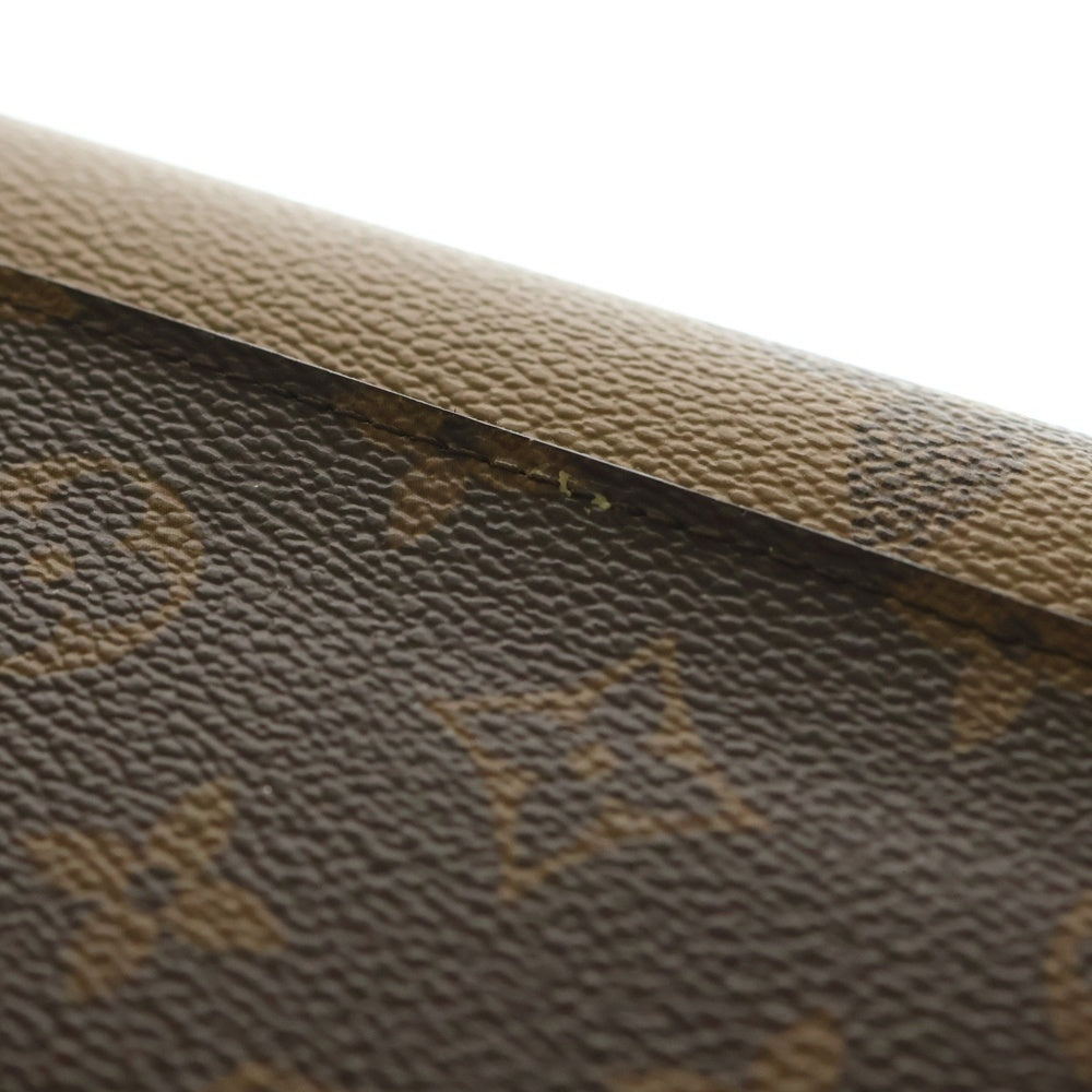LOUIS VUITTON(ルイヴィトン) ポルトフォイユ サラ モノグラム ジャイアント リバース PVC レザー ロングウォレット 長財布 ゴールド金具 ブラウン M80726
