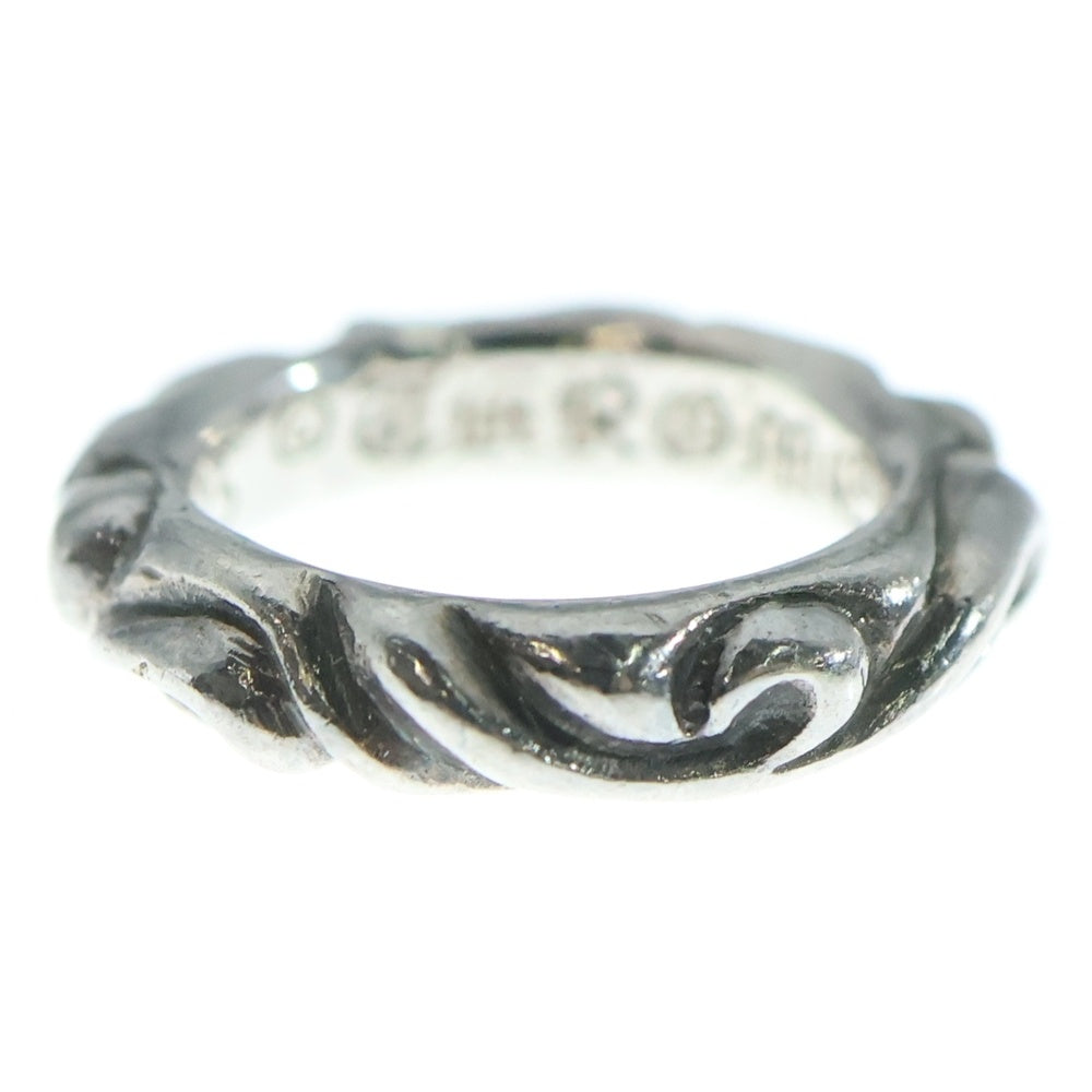 CHROME HEARTS(クロムハーツ) SCRL BAND スクロールバンド リング シルバー BCA351