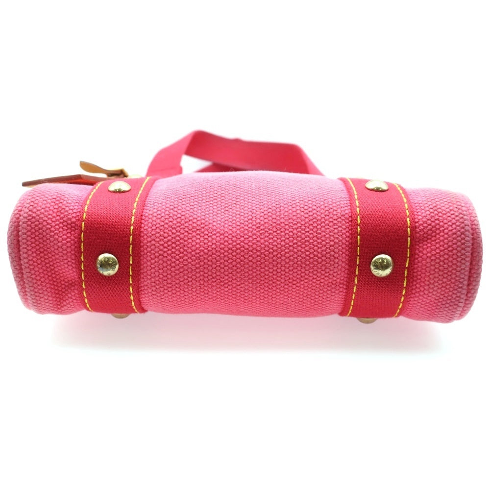 LOUIS VUITTON(ルイヴィトン) アンティグアカバMM マゼンダ ハンドバッグ ミニトートバッグ ピンク キャンバス M40034 ゴールド金具 レディース