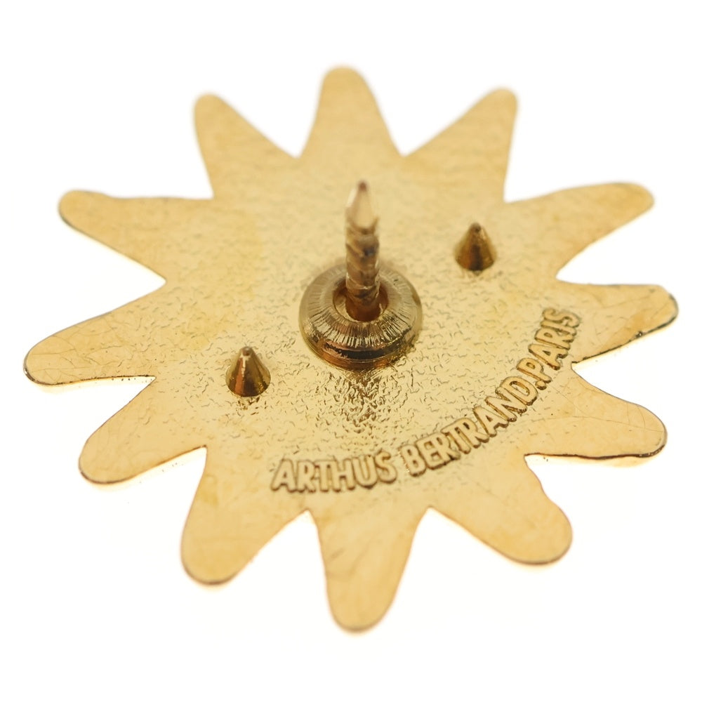 Christian Lacroix(クリスチャンラクロワ) ロゴ 太陽モチーフ ピンバッジ ゴールド レディース