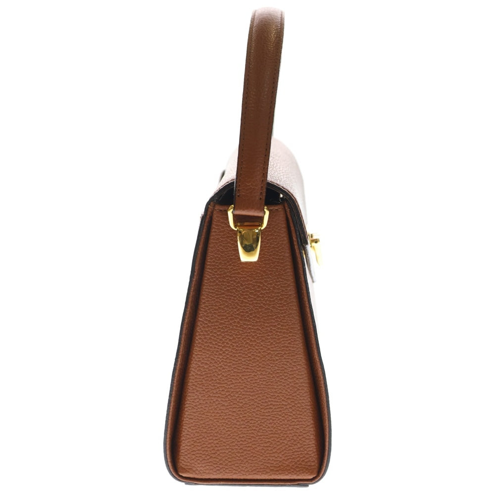 VALENTINO GARAVANI(ヴァレンチノガラヴァーニ) 2WAYハンドバッグ ショルダーバッグ ブラウン レザー ゴールド金具