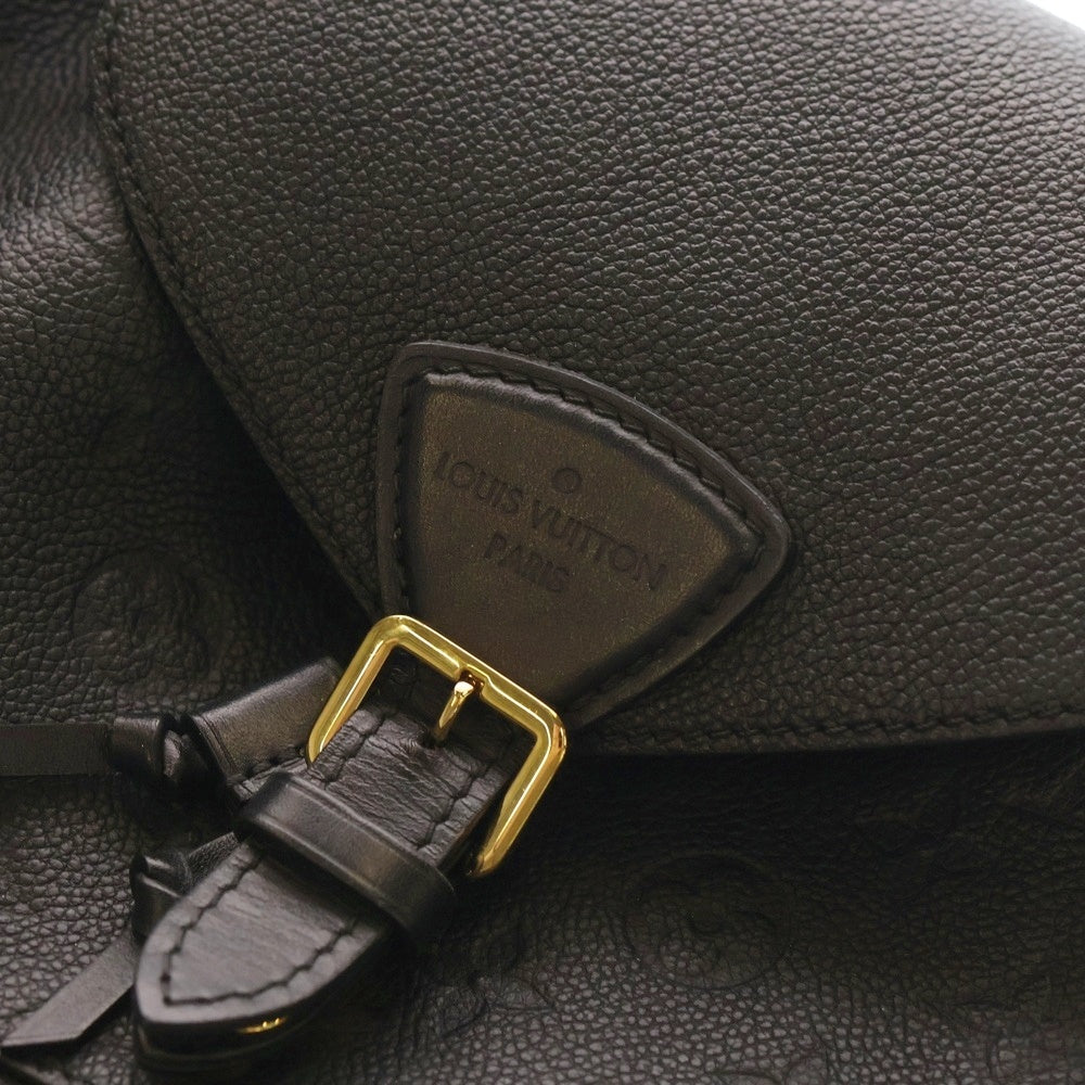 LOUIS VUITTON(ルイヴィトン) モノグラム アンプラント モンスリPM モノグラム レザーバックパック リュック ブラック ノワール M45205 ICタイプ