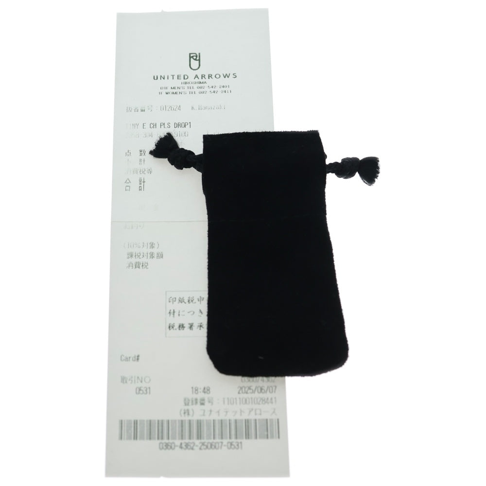 CHROME HEARTS(クロムハーツ) TNY E CH PLS タイニーE CHプラス ドロップピアス シルバー BCA119