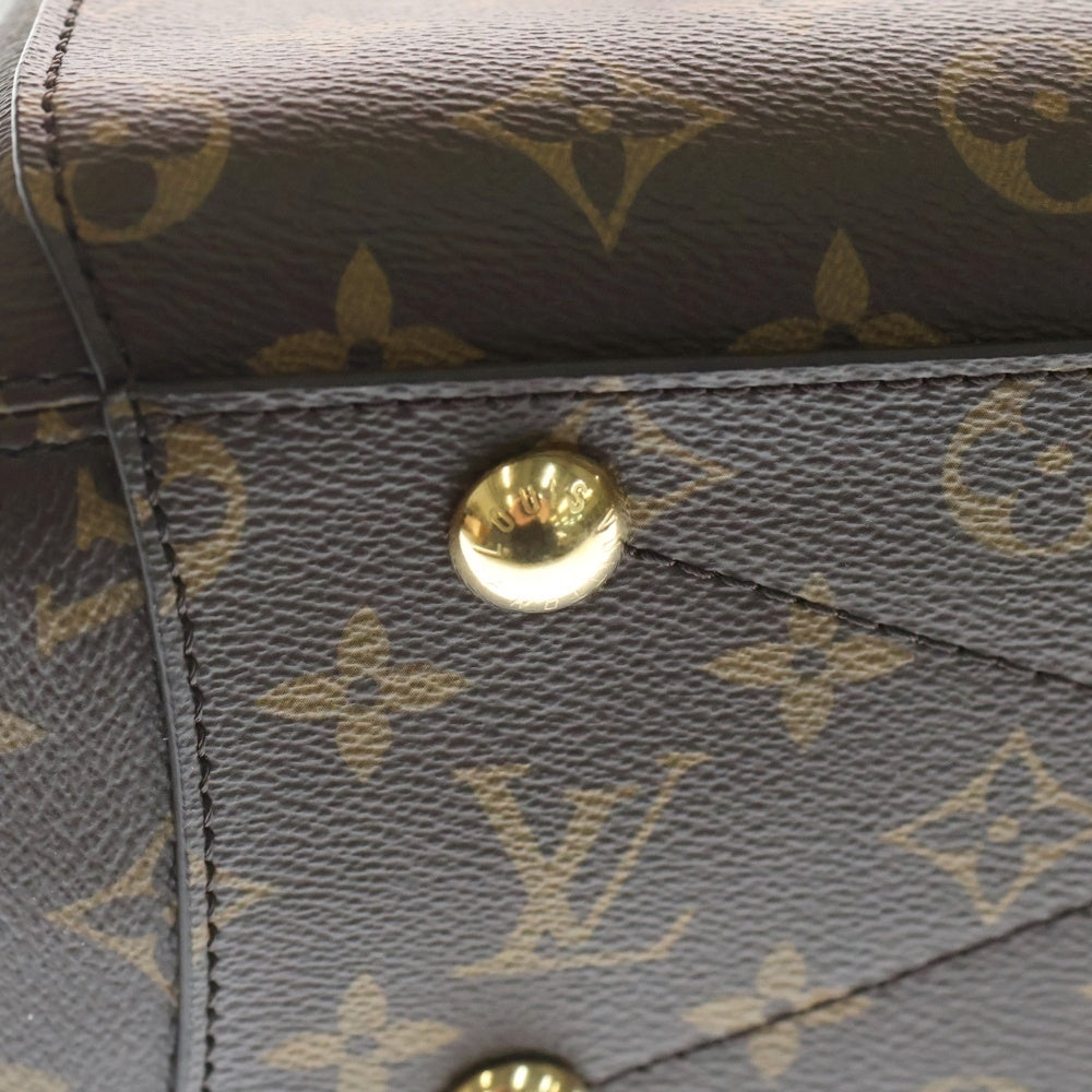 LOUIS VUITTON(ルイヴィトン) モノグラム モンテーニュBB 2WAY レザーハンドバッグ ショルダーバッグ ブラウン M41055