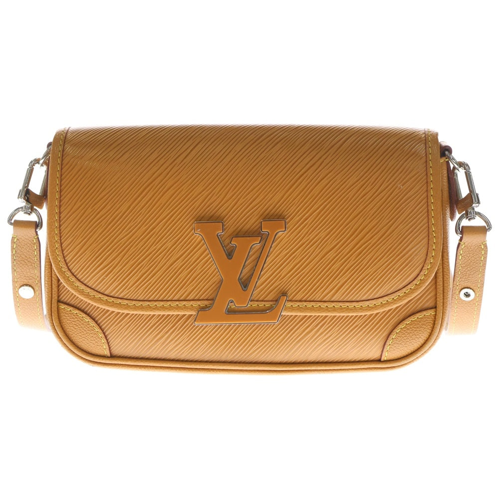 LOUIS VUITTON(ルイヴィトン) エピ ビュシ ゴールドミエル ショルダーバッグ ショルダーポシェット ブラウン レザー M59459 シルバー金具 レディース