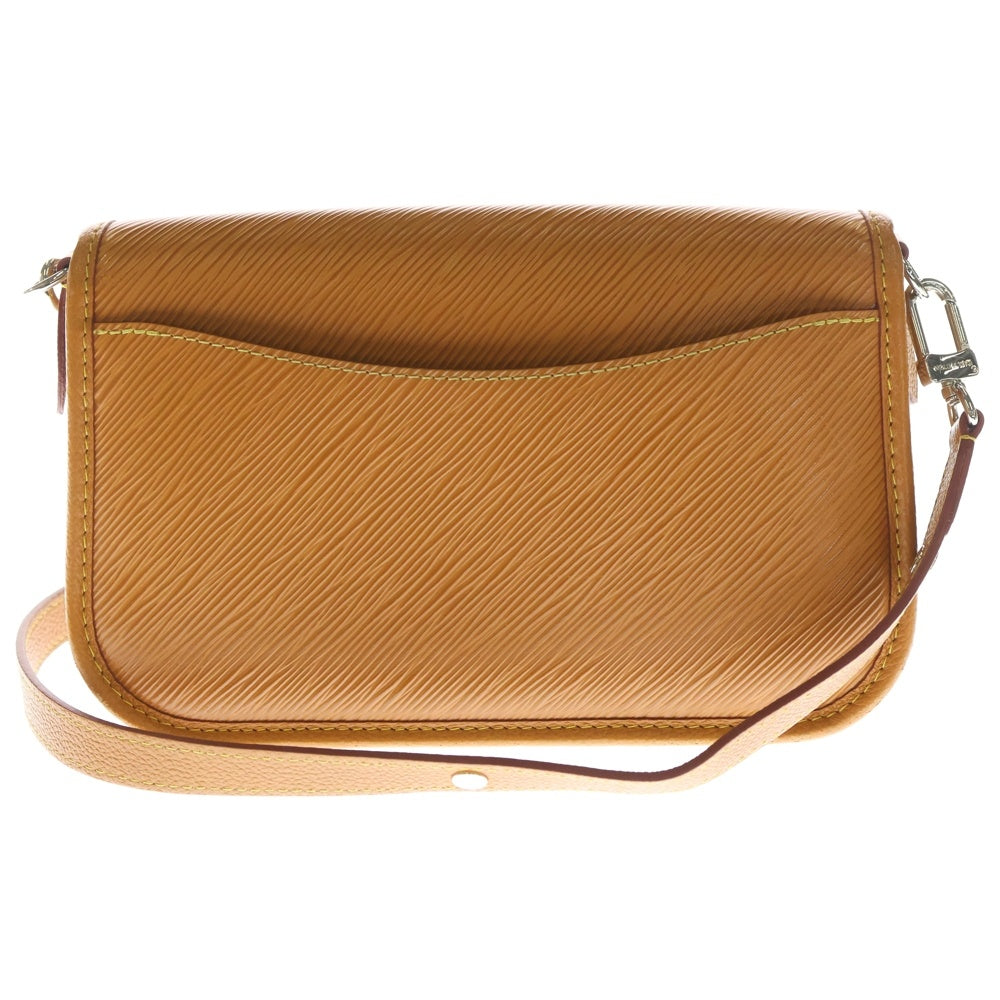 LOUIS VUITTON(ルイヴィトン) エピ ビュシ ゴールドミエル ショルダーバッグ ショルダーポシェット ブラウン レザー M59459 シルバー金具 レディース