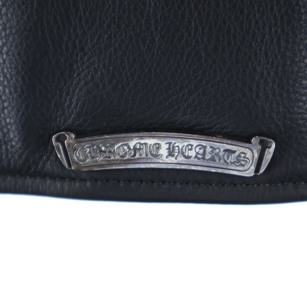 CHROME HEARTS(クロムハーツ) JJ DEAN ダガージップライダース レザージャケット ブラック レディース