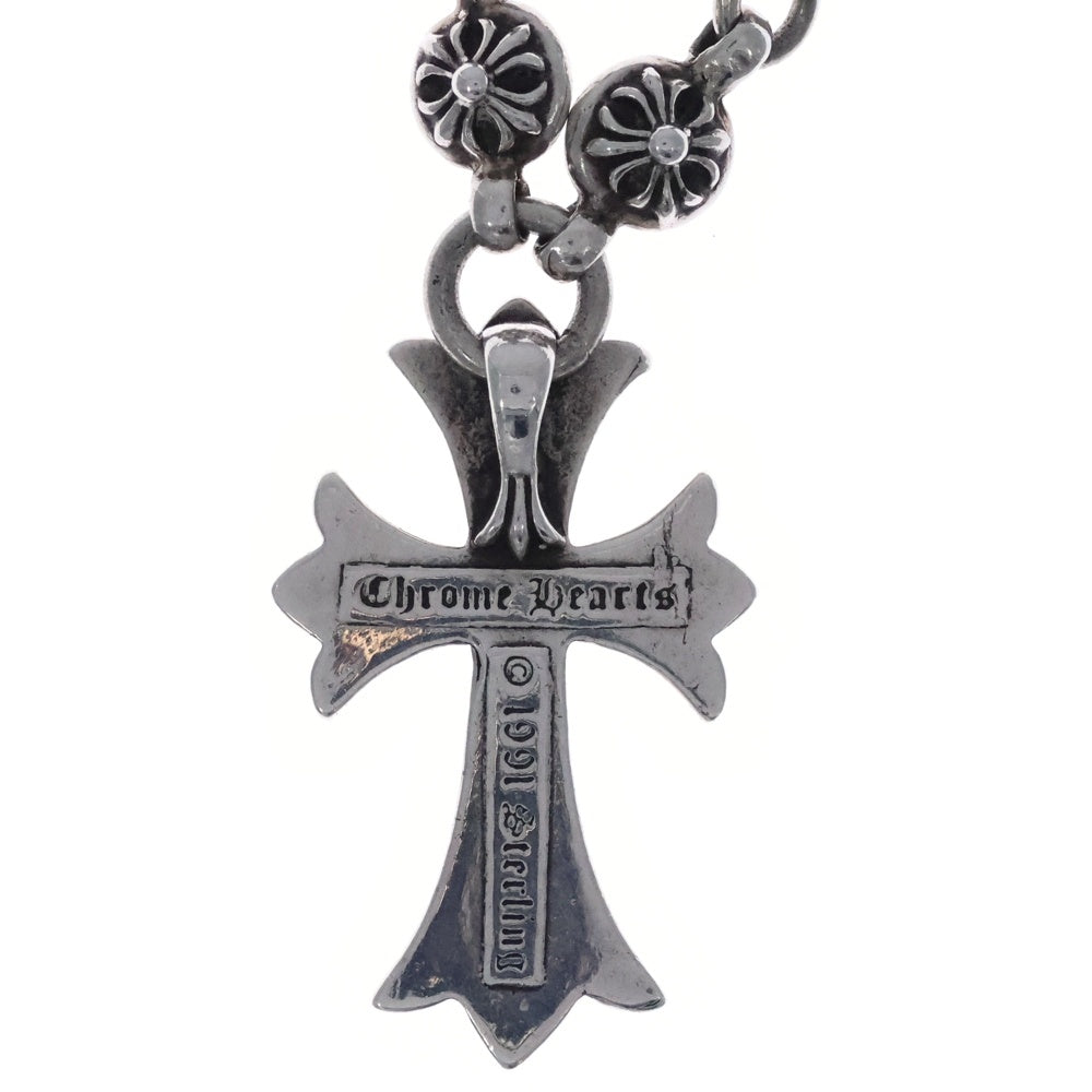 CHROME HEARTS(クロムハーツ) #1 CRSBL CHN SML CH CRS クロスボールチェーン スモールCHクロス ネックレス シルバー BCA193