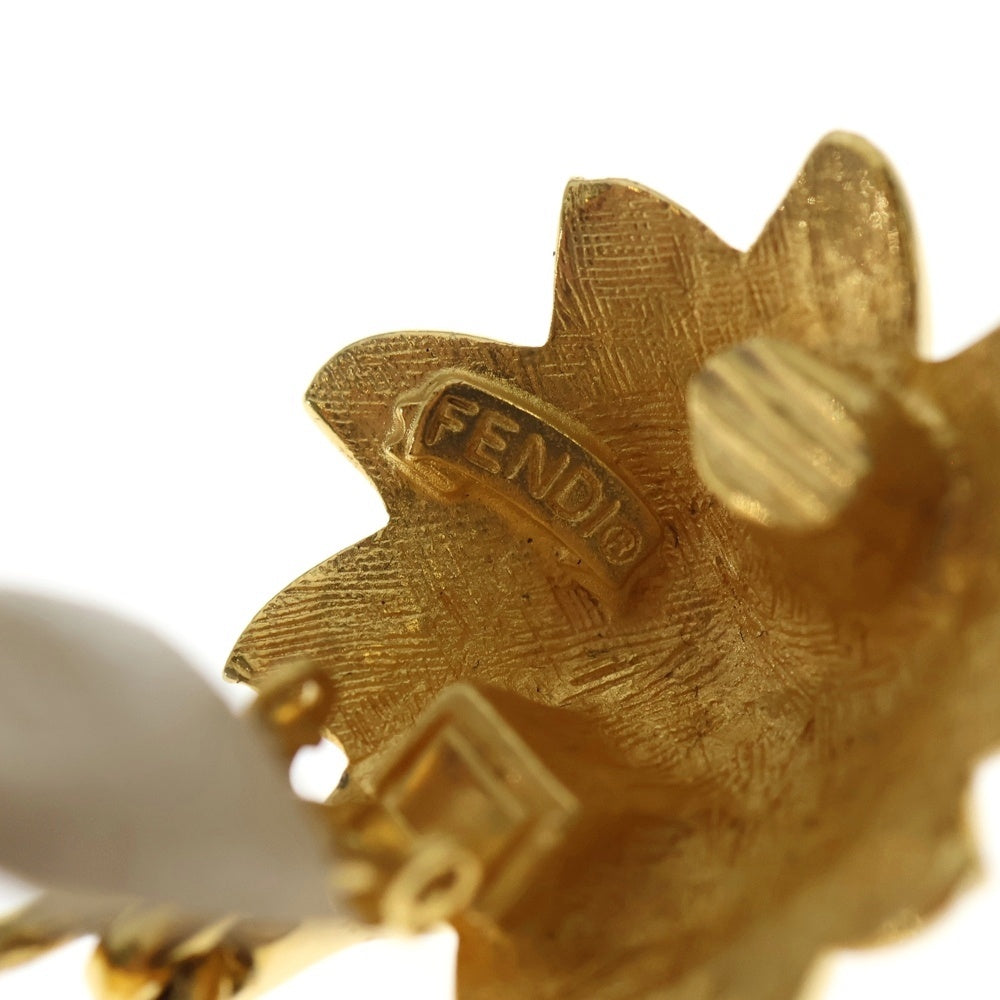 FENDI(フェンディ) 太陽モチーフ イヤリング ゴールド GP レディース