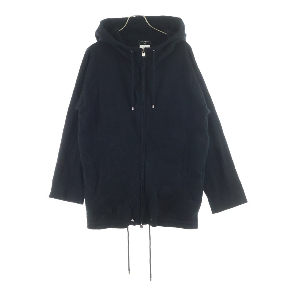 CHANEL(シャネル) ジップパーカー ブラック カシミア レディース