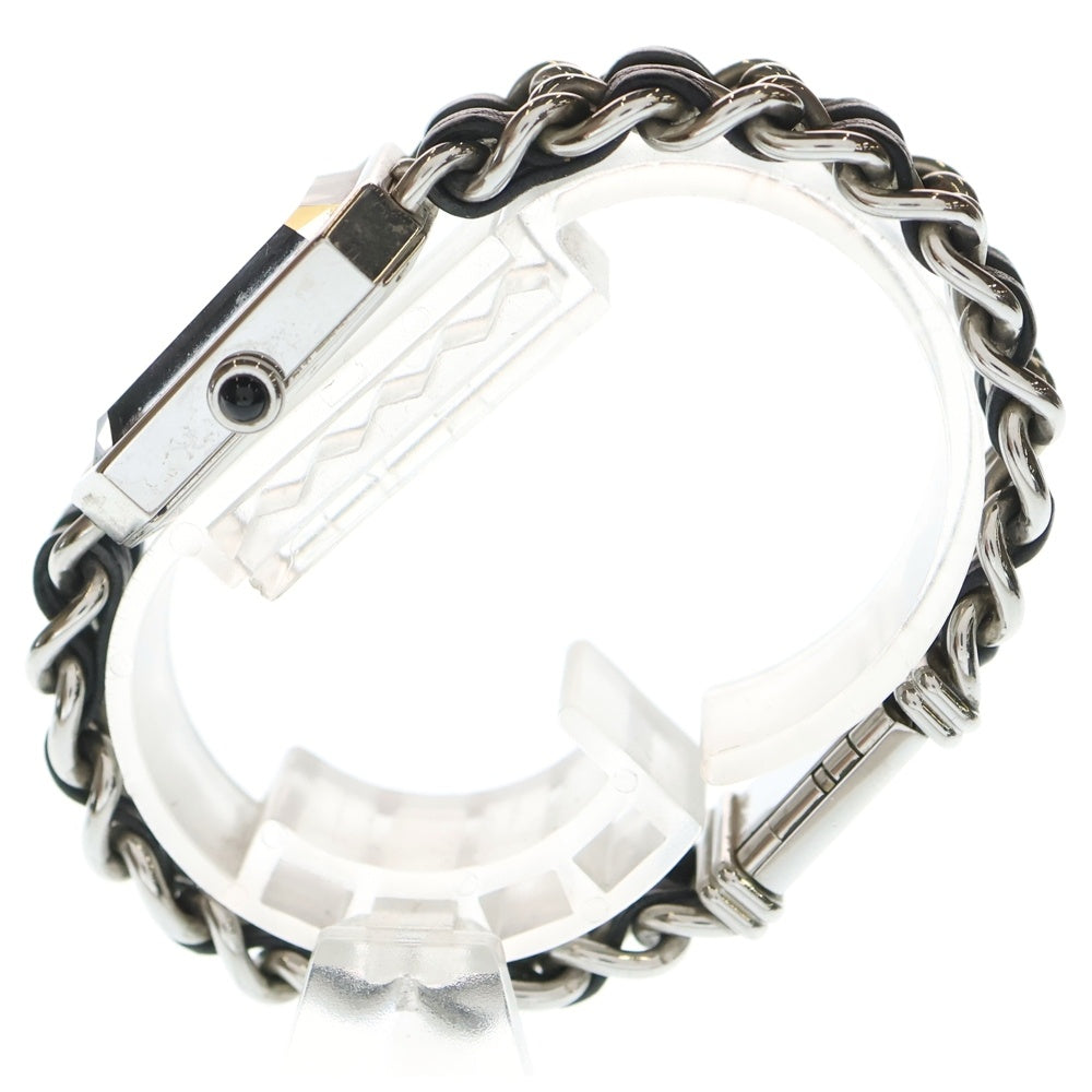 CHANEL(シャネル) プルミエールM 黒文字盤 シルバー SS×革/QZ H0451 腕時計 レディース