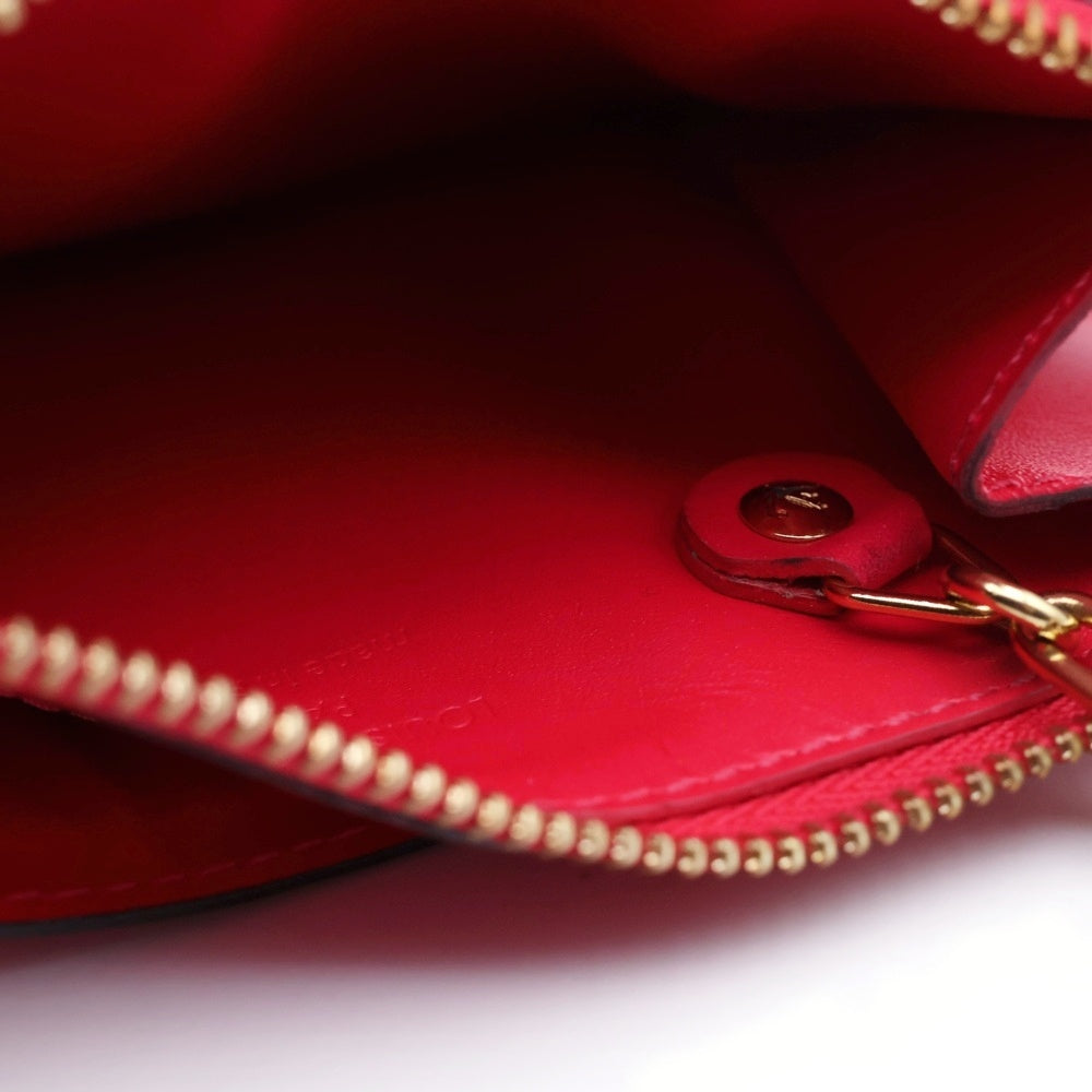 LOUIS VUITTON(ルイヴィトン) モノグラム ヴェルニ クレNM ポシェット 財布 ピンク PVCレザー M90312 レディース