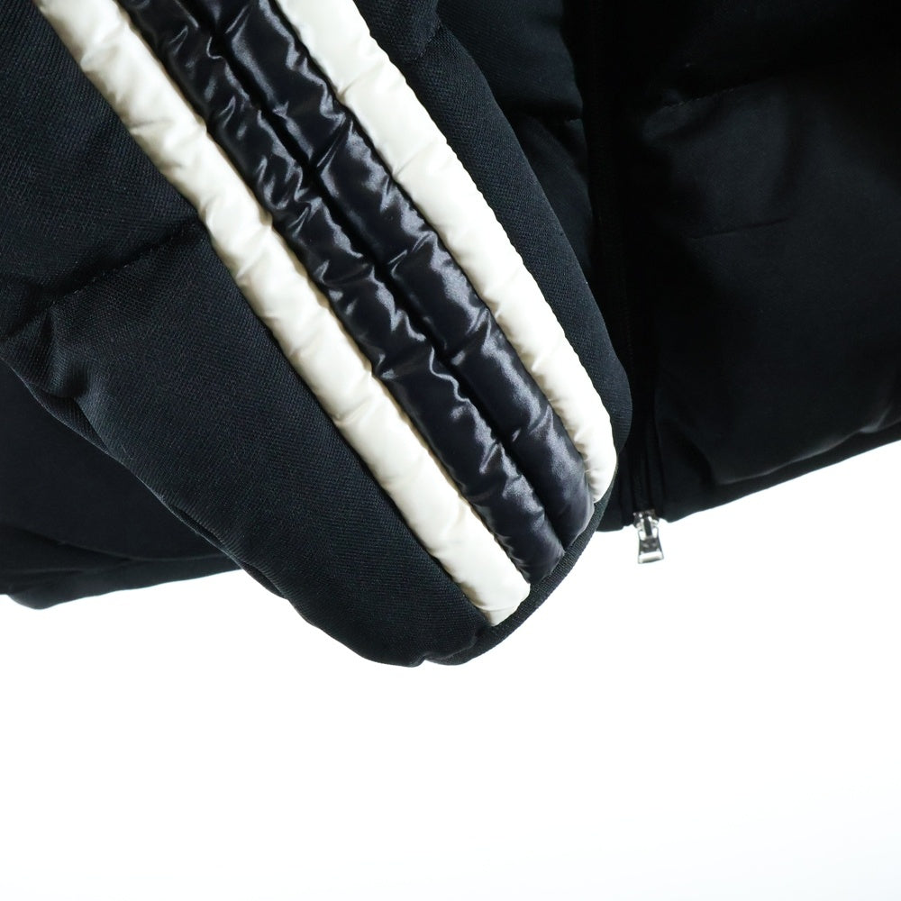 MONCLER(モンクレール) 22AW SANBESAN サイドライン フーデッド ナイロン ダウンジャケット ブラック H20911A00237