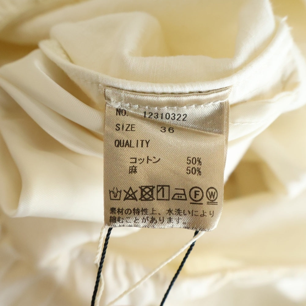 TODAYFUL(トゥデイフル) Puff Sleeve Dress パフスリーブロングワンピース アイボリー レディース