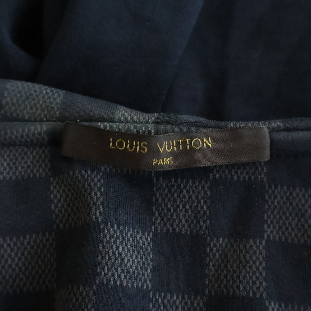 LOUIS VUITTON(ルイヴィトン) LVロゴ モノグラム ジップアップパーカー ネイビー H2JR40JDE #XL