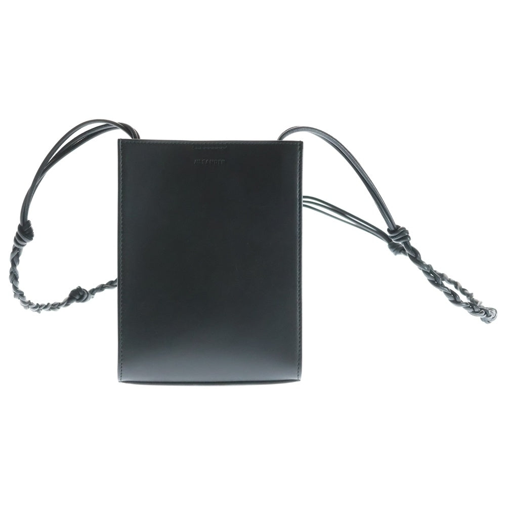 JIL SANDER NAVY(ジルサンダーネイビー) ショルダーポーチ バッグ ブラック レザー レディース