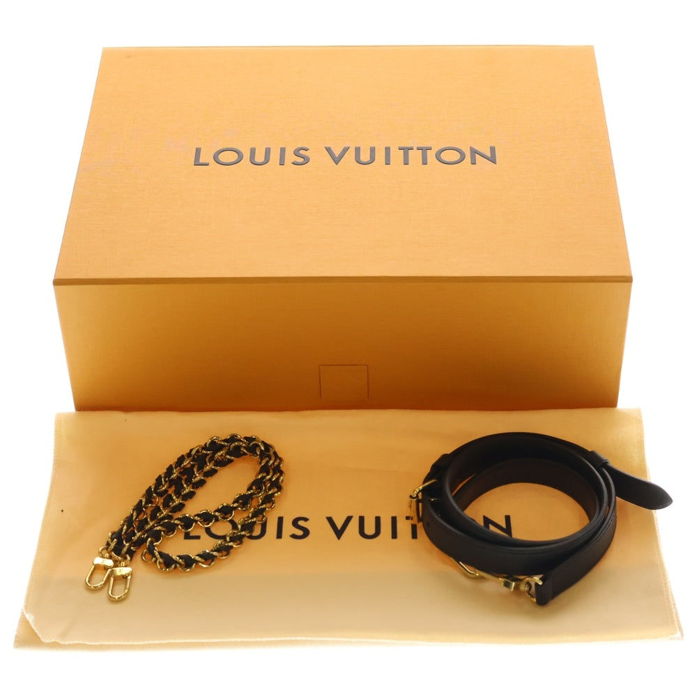LOUIS VUITTON(ルイヴィトン) モノグラムリバース オンザゴー EW 2WAYバッグ チェーンバッグ ハンドバッグ ショルダーバッグ ブラウン レザー×PVC M14236 ゴールド金具 レディース