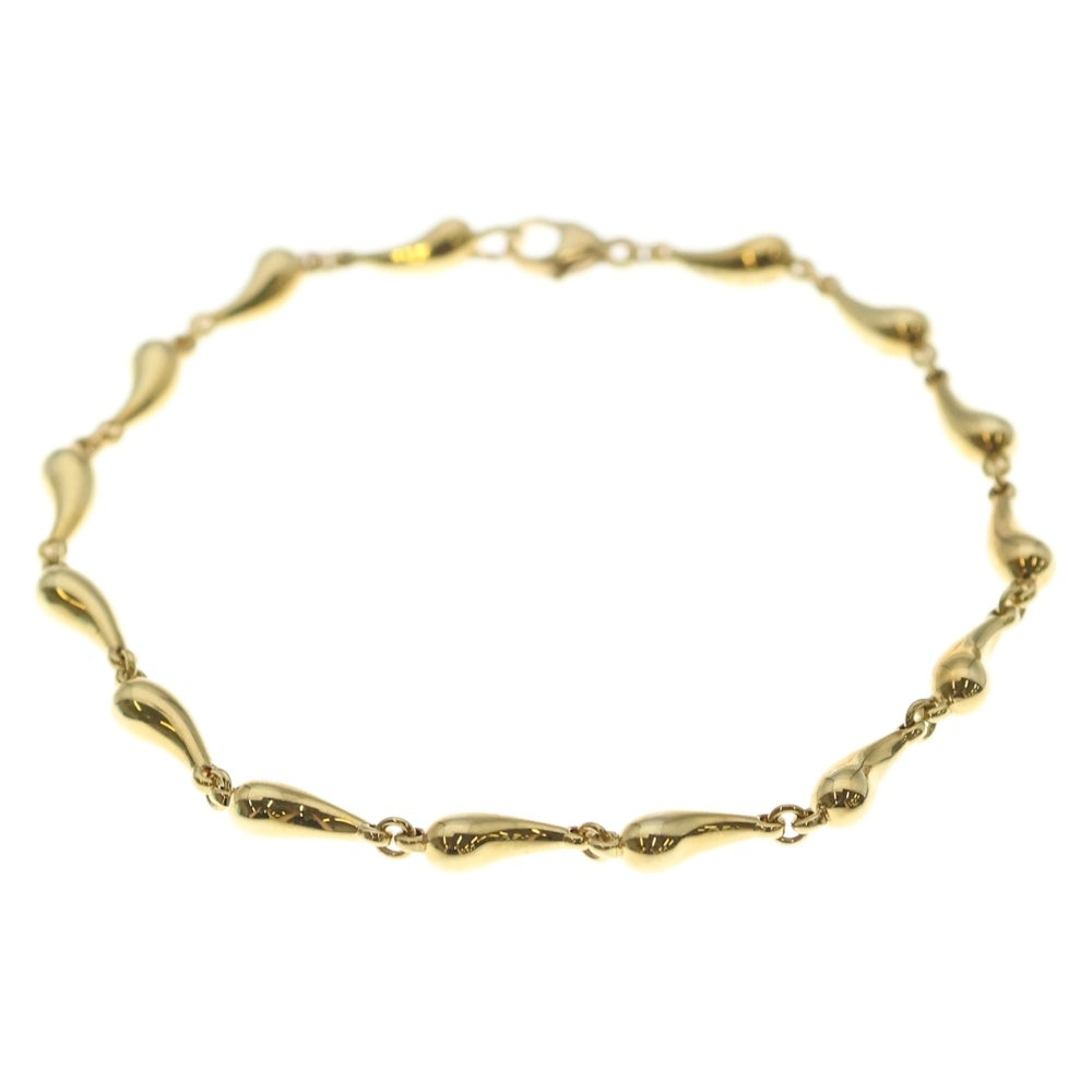 TIFFANY & Co.(ティファニー) エルサ・ペレッティ ティアドロップ ブレスレット Au750 K18 YG イエローゴールド レディース