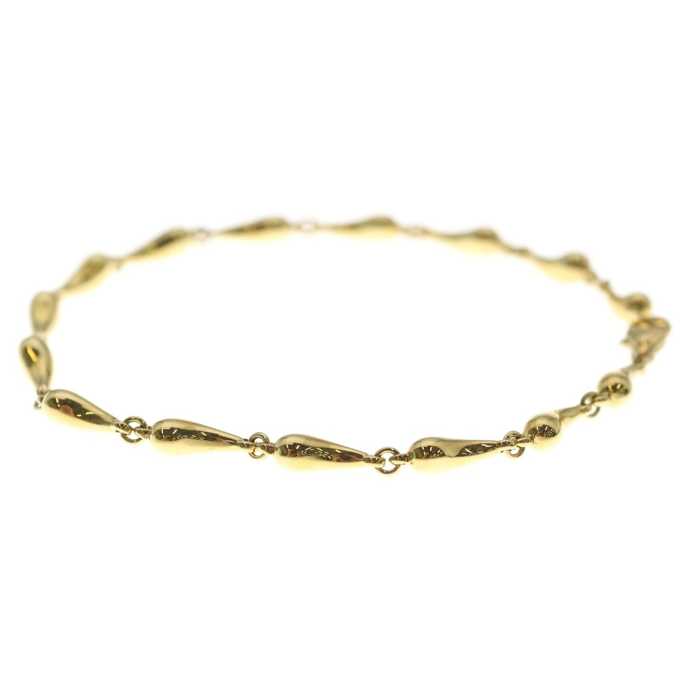 TIFFANY & Co.(ティファニー) エルサ・ペレッティ ティアドロップ ブレスレット Au750 K18 YG イエローゴールド レディース