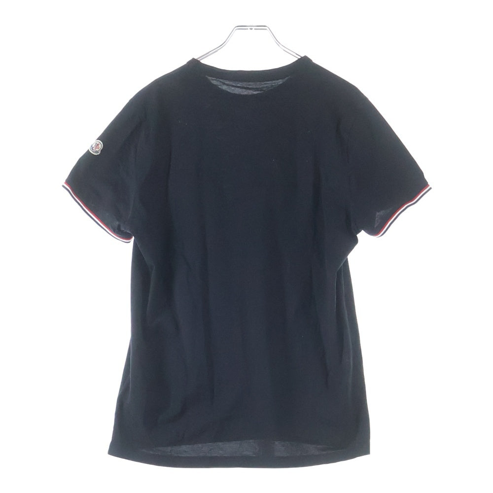 MONCLER(モンクレール) ワッペンロゴ クルーネック 半袖Tシャツ ブラック