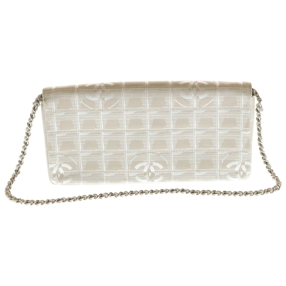 CHANEL(シャネル) ニュートラベル チェーンハンドバッグ ハンドバッグ ベージュ キャンバス シルバー金具 A15316 レディース