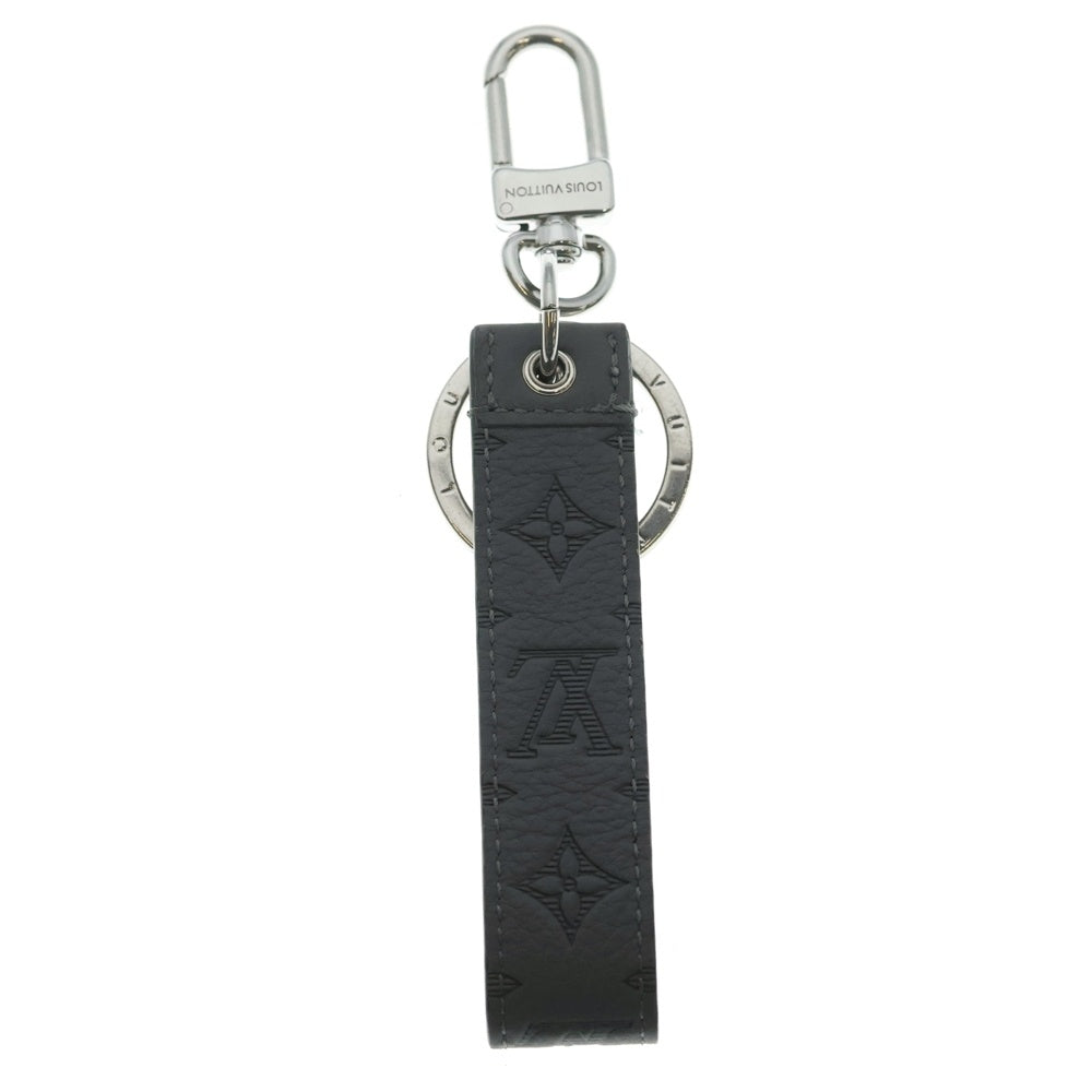 LOUIS VUITTON(ルイヴィトン) モノグラム キーホルダー・ドラゴンヌ バッグチャーム グレー レザー M82373 シルバー金具