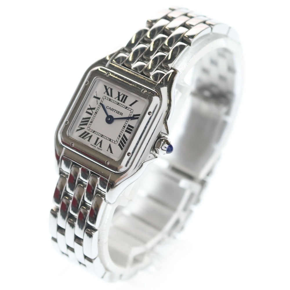 Cartier(カルティエ) パンテール ドゥ カルティエ SM 白文字盤 SS クォーツ 腕時計 シルバー WSPN0006 レディース