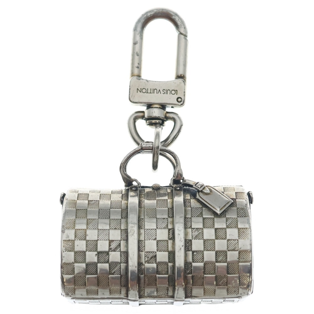 LOUIS VUITTON(ルイヴィトン) ダミエ ザ キーポル バッグチャーム キーホルダー メタル キーポル シルバー M00023