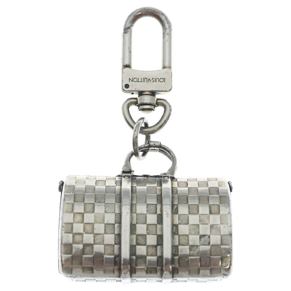LOUIS VUITTON(ルイヴィトン) ダミエ ザ キーポル バッグチャーム キーホルダー メタル キーポル シルバー M00023